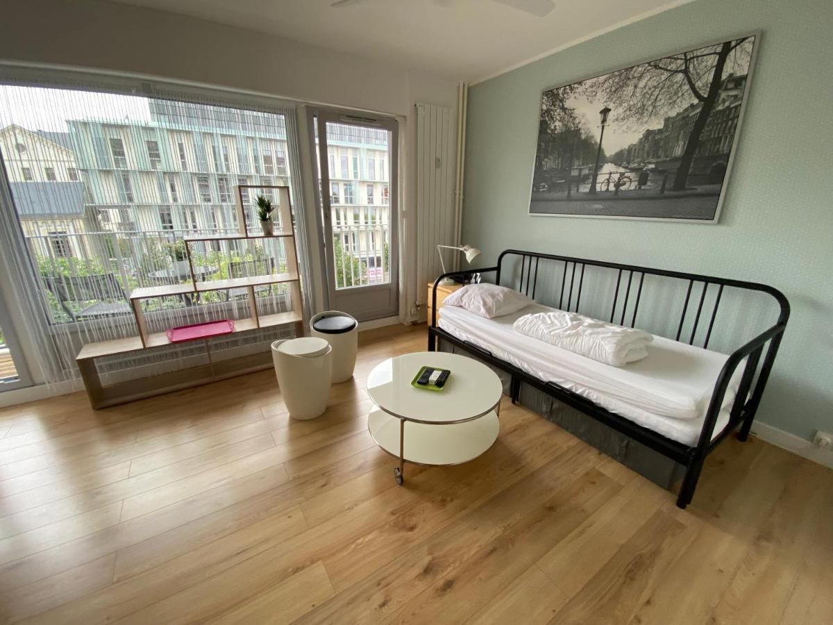 Studio Morgane-Balcon Couvert-Wifi-Pres Centre-Linge Et Menage 兰斯 外观 照片